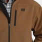 CINCH MNS BROWN BONDED JACKET