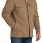 CINCH MNS KHAKI SHIRT JACKET