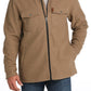 CINCH MNS KHAKI SHIRT JACKET