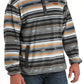 CINCH MNS BLK/TAN FLEECE