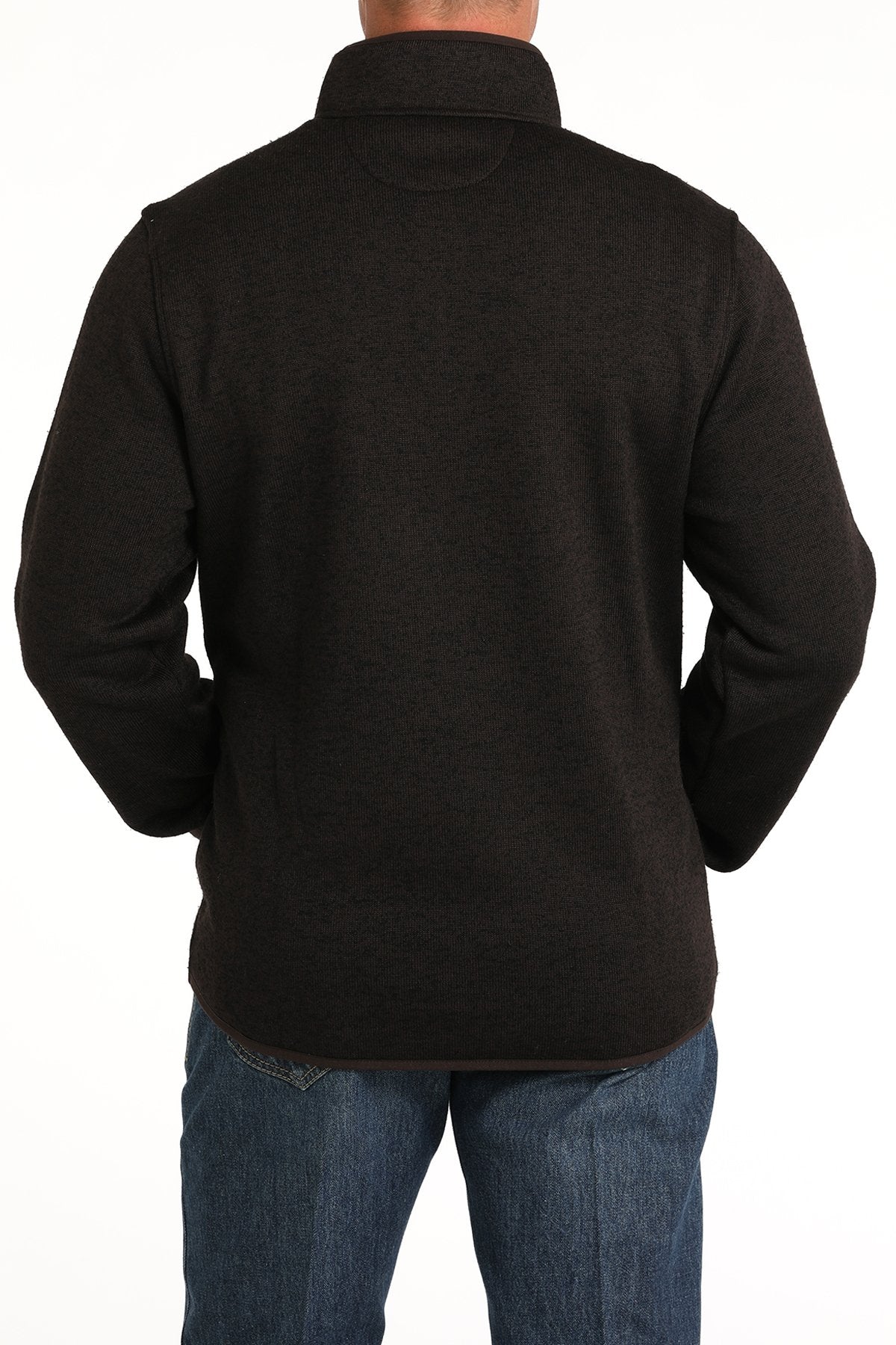 CINCH MN SOLID BROWN SWEATER