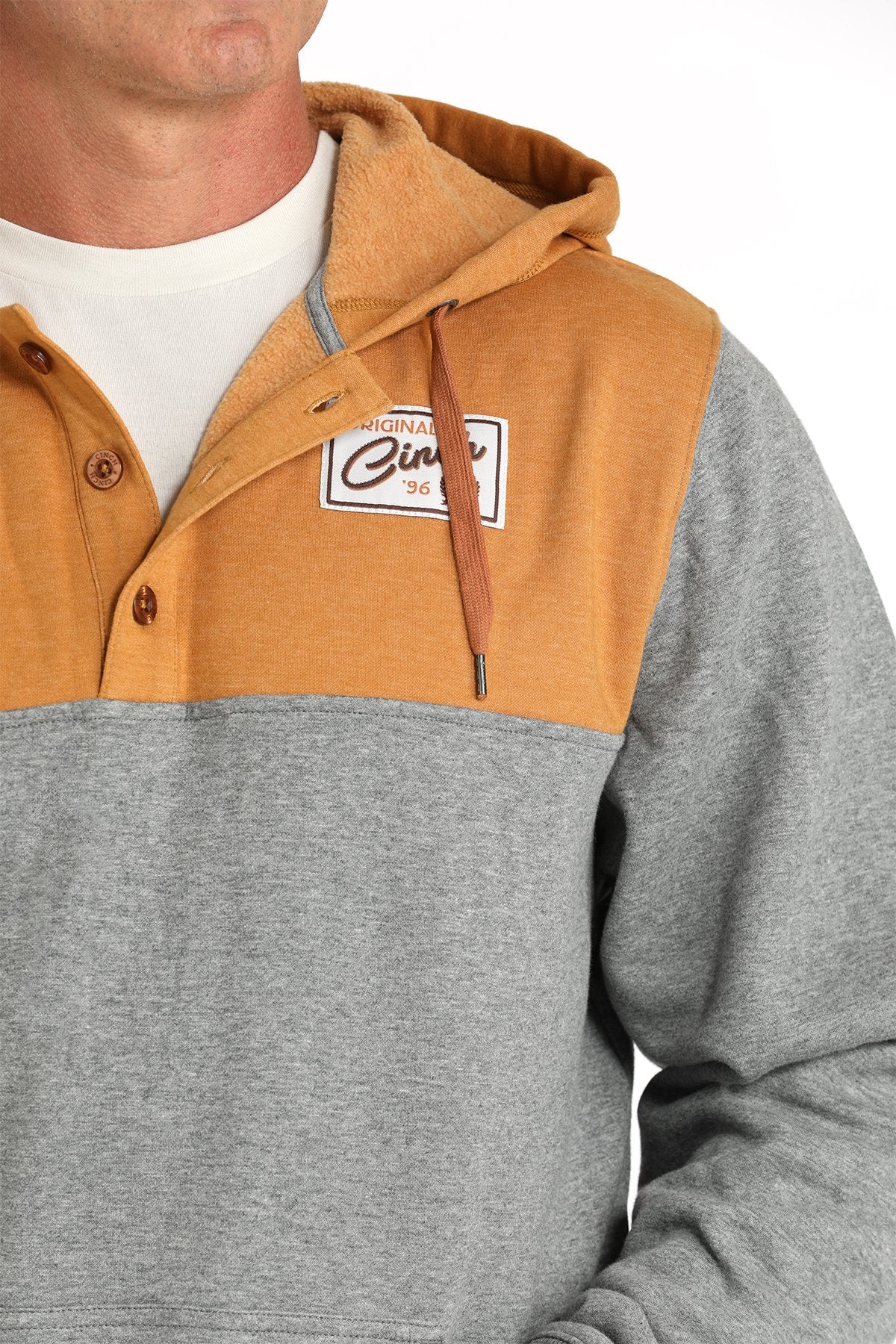 CINCH MENS 2TONE HOODIE