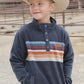 CINCH BOY NAVY SERAPE FLEECE PULLOVER