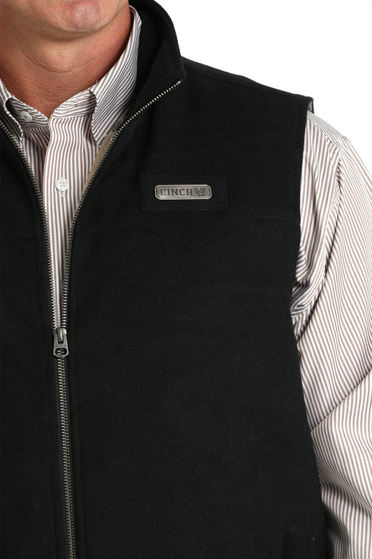 CINCH MN CC WOOLY BLK VEST