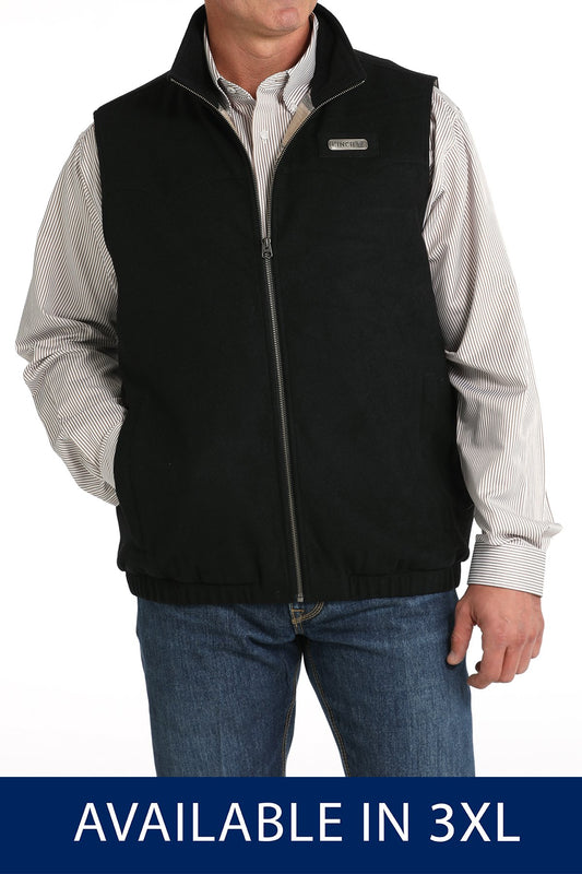 CINCH MN CC WOOLY BLK VEST