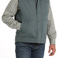 CINCH MN QULTED BLUE VEST