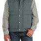 CINCH MN QULTED BLUE VEST