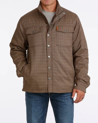 MN CC BRN SHIRT JACKET