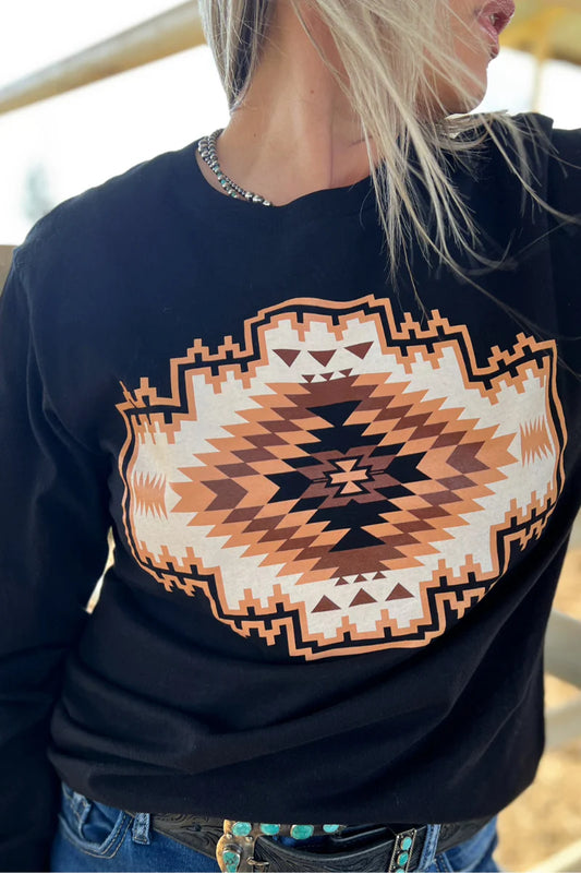 NAVAJO RUG LS TEE