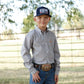 INFANT / TODDLER / BOYS WHITE PRINT LS