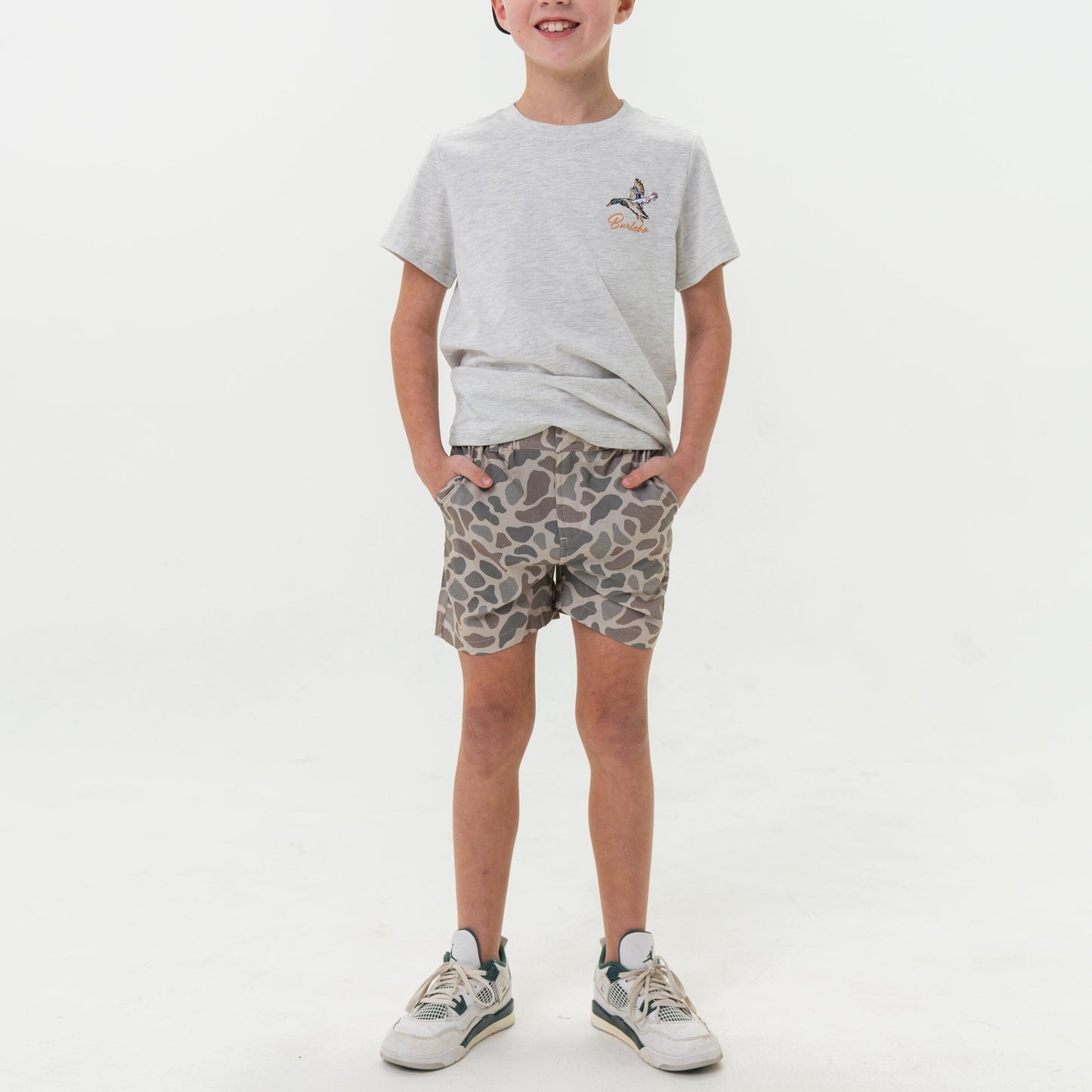 YOUTH DEER CAMO SHORTS