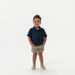 YOUTH POLO STARS AND STRIPES-NAVY