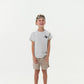 YOUTH TEE TX CAMO FLYING B - GREY