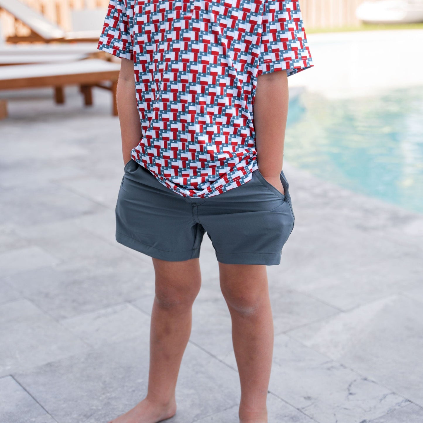 YOUTH GREY (RIVER ROCK INSIDE) SHORTS