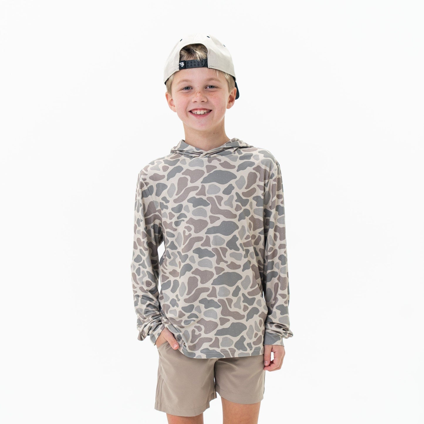 YOUTH PERFORMANCE DEER CAMO HOODIE