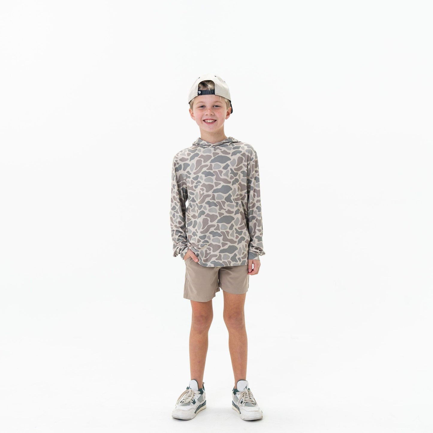 YOUTH PERFORMANCE DEER CAMO HOODIE