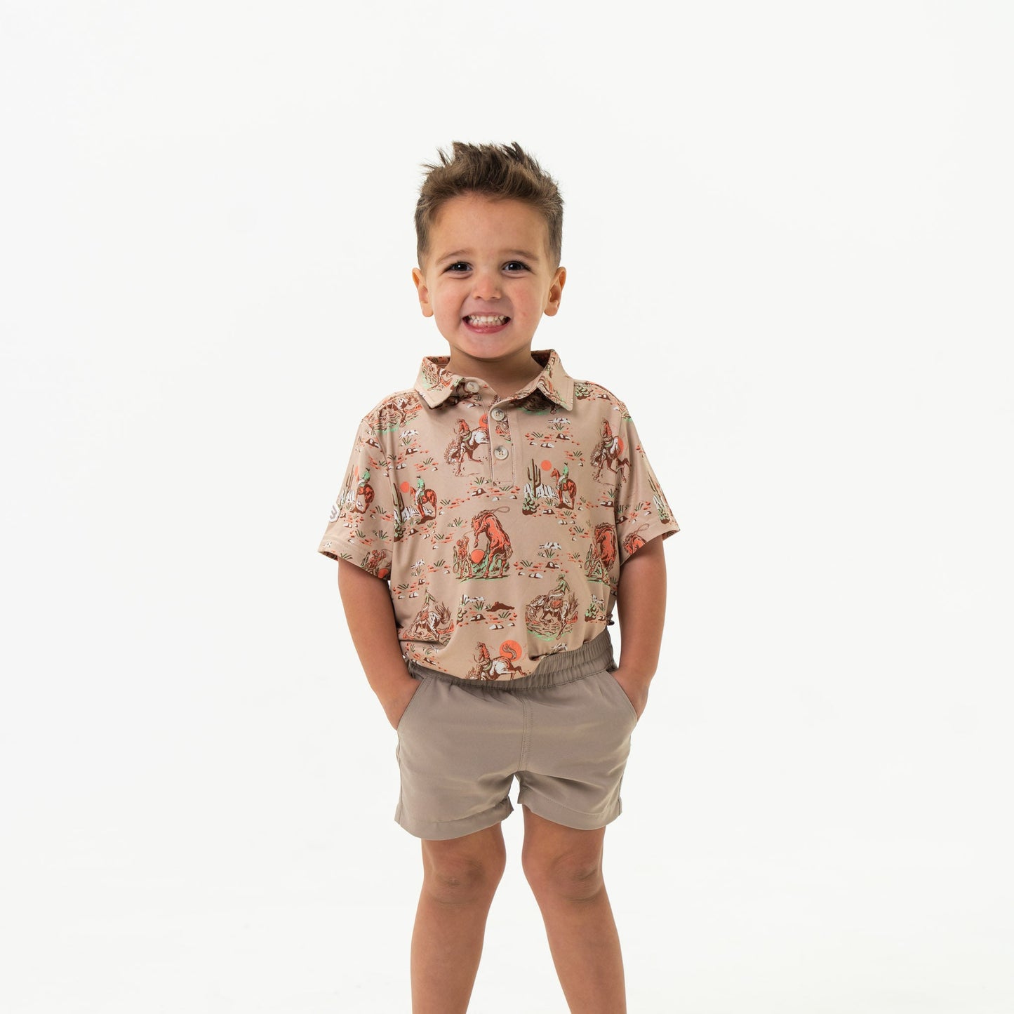 YOUTH POLO COWBOY UP