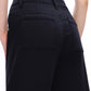 HR WIDE LEG BLACK JEAN