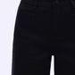 HR WIDE LEG BLACK JEAN