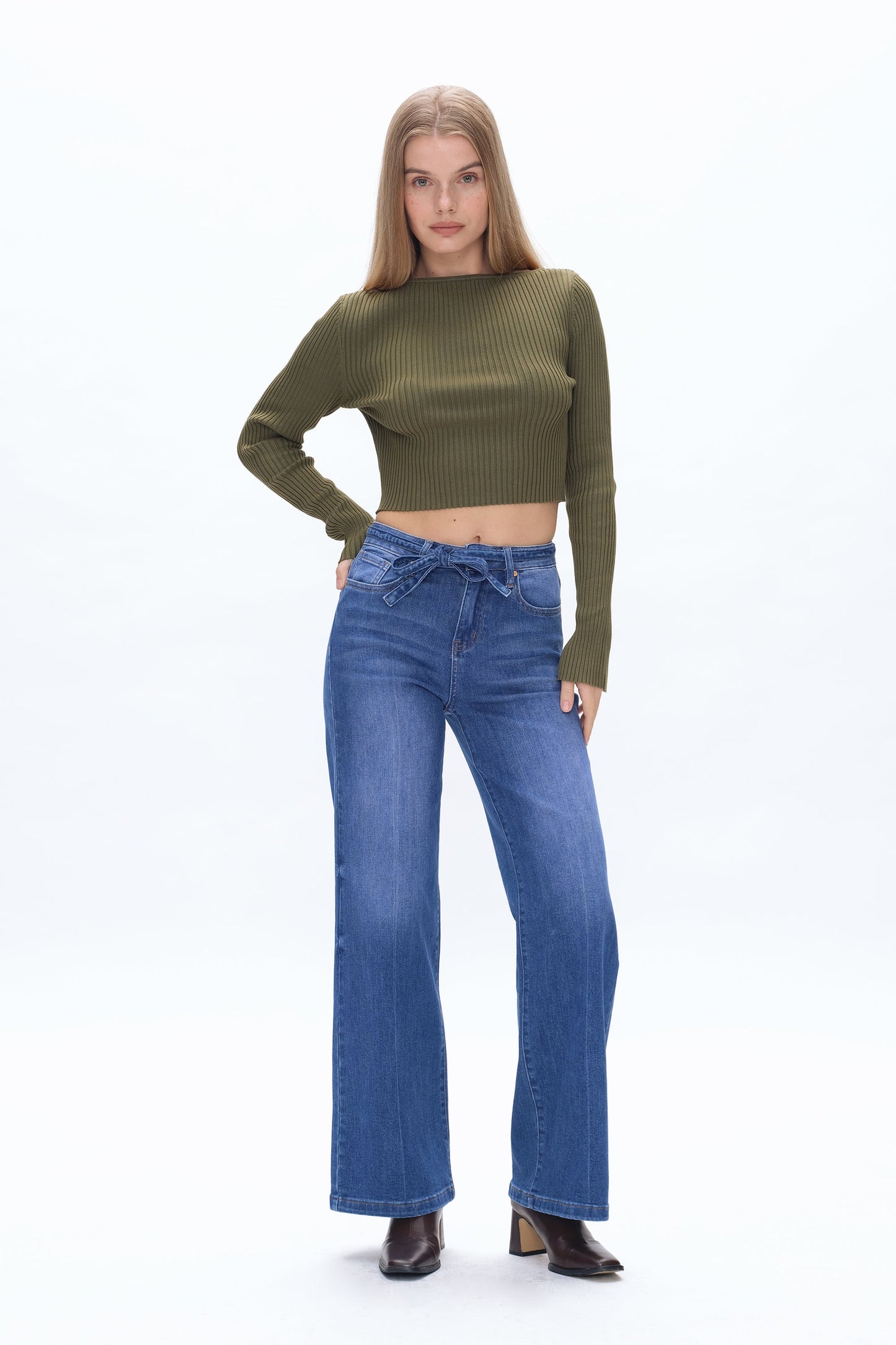 CLOE HR WIDE LEG