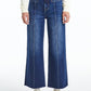 HR WIDE LEG DARK JEAN