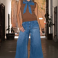 DENIM TIE COCO TOP