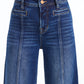 HR WIDE LEG DARK JEAN