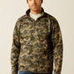 ARIAT MN CALDWELL GREEN 1/4 ZIP