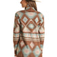 R&R Wmns Aztec Brn Cardigan