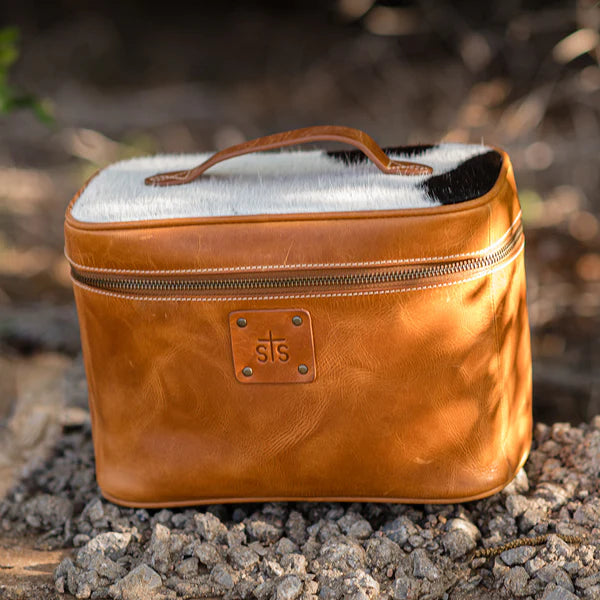 STS Basic Bliss Cowhide Train Case