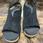Very G Free Fly Black Wedge Sandal
