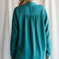 Classic Teal Button Down LS