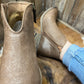 Very G Divine Tooled Tan Booties