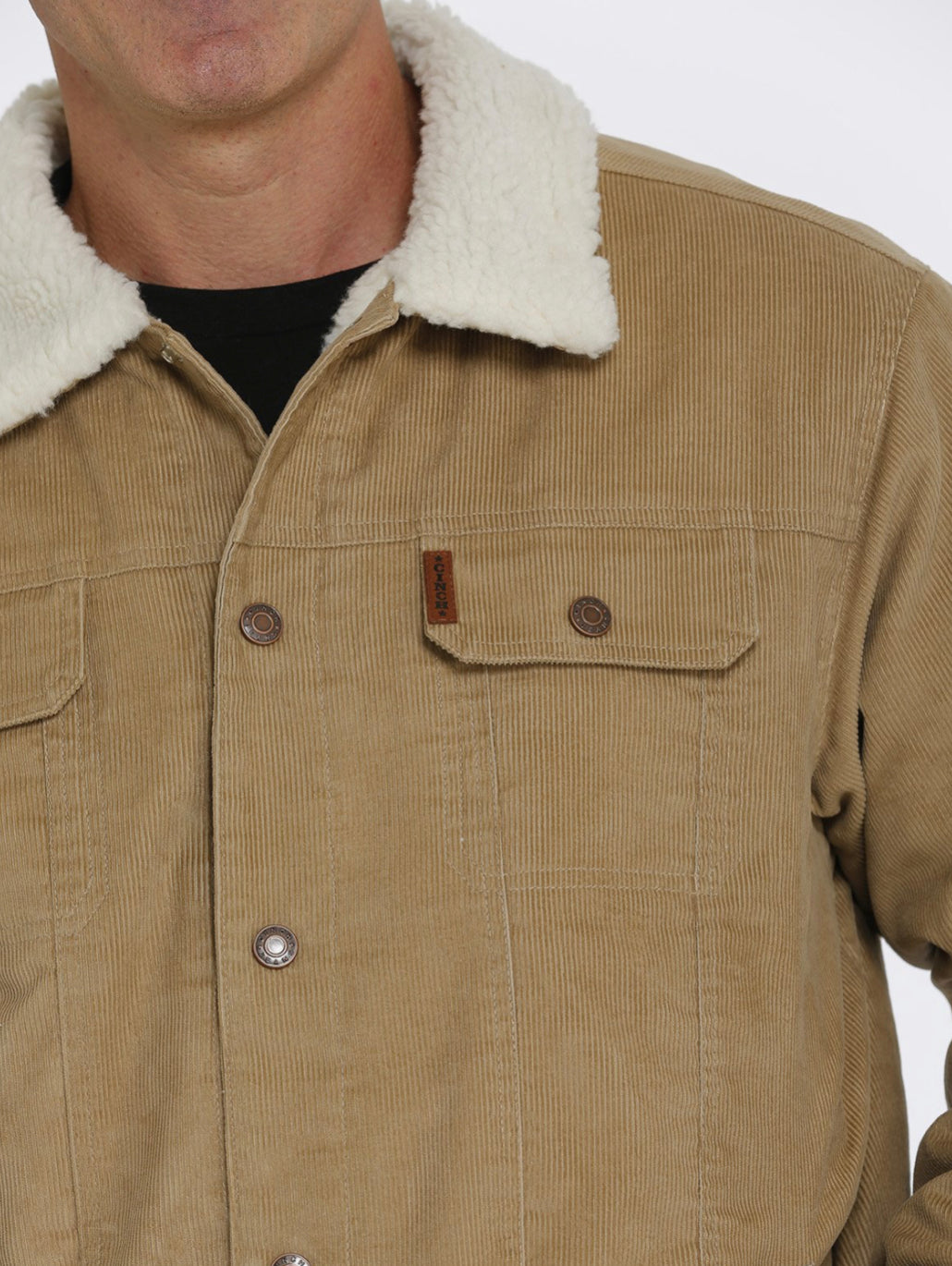 Cinch Mns Khaki Concealed Carry Trucker Jacket