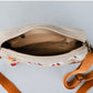 Woven Tan&Multi Crochet Crossbody