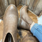 Very G Divine Tooled Tan Booties