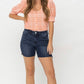 Judy Blue MR Mid Cut Offs Shorts