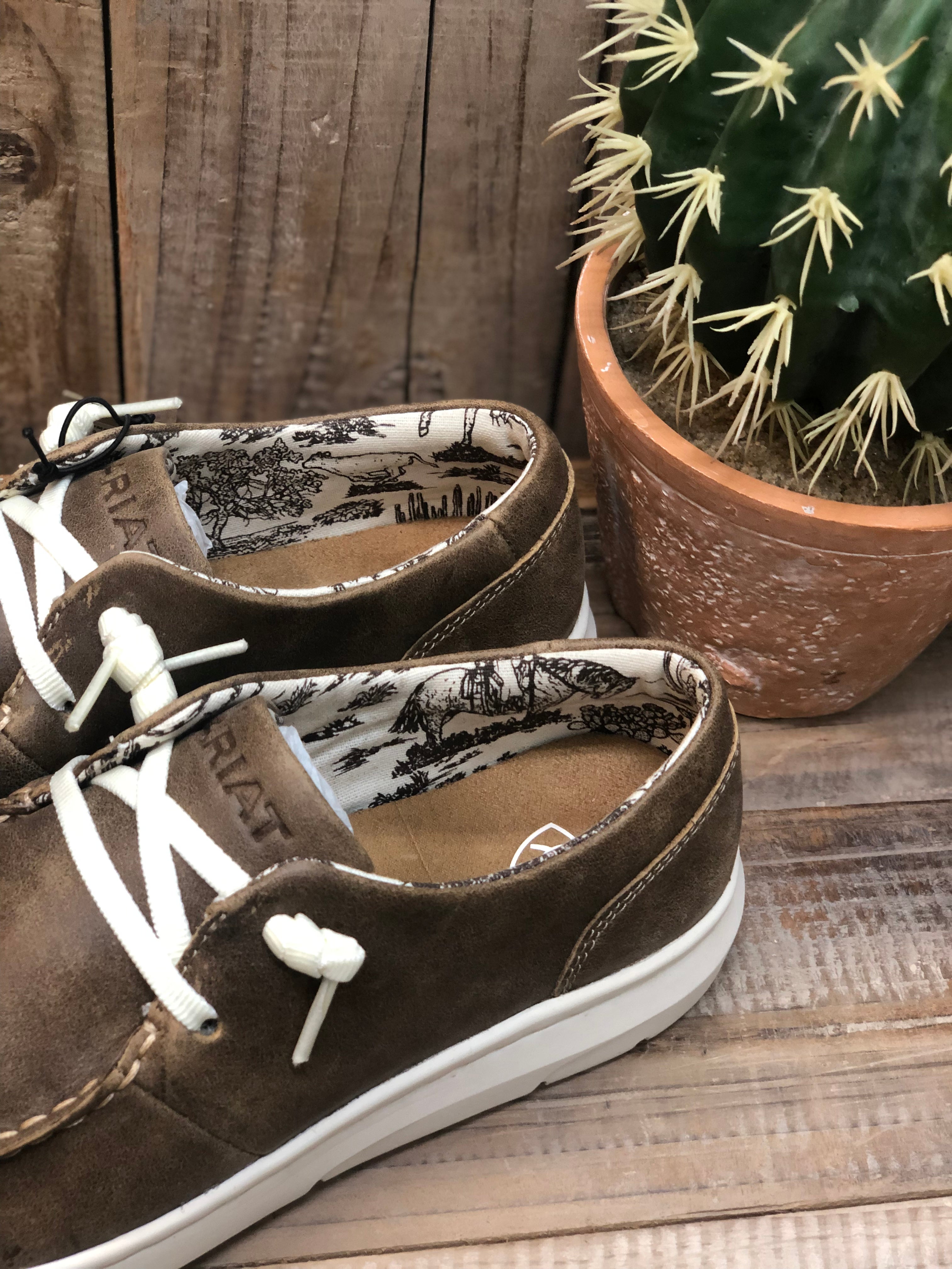 ARIAT Hilo Scarpe Da Ginnastica Uomo - Bomber Marrone - 44.5 EU (Large) - Slip-on Con Lacci Elastici