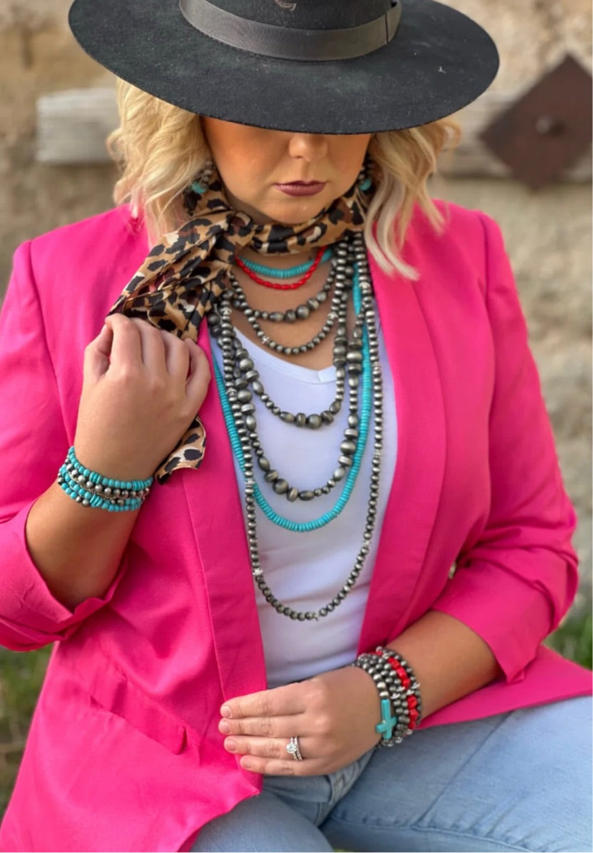 Jessie Tailored Pink Blazer