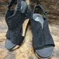 Very G Free Fly Black Wedge Sandal