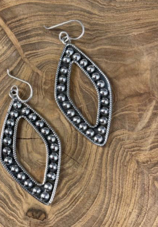 Diamond Navajo Earrings