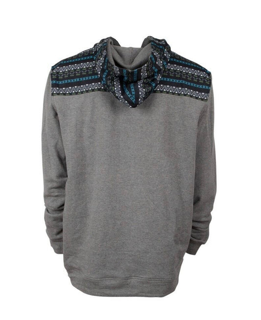 STS Mns Ryland Grey Aztec Hoodie