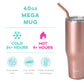 Shimmer Rose Gold Mega Mug 40oz