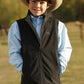 Cinch Boys Blk Bonded Vest