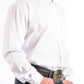 Cinch Mens White Solid Pinpoint