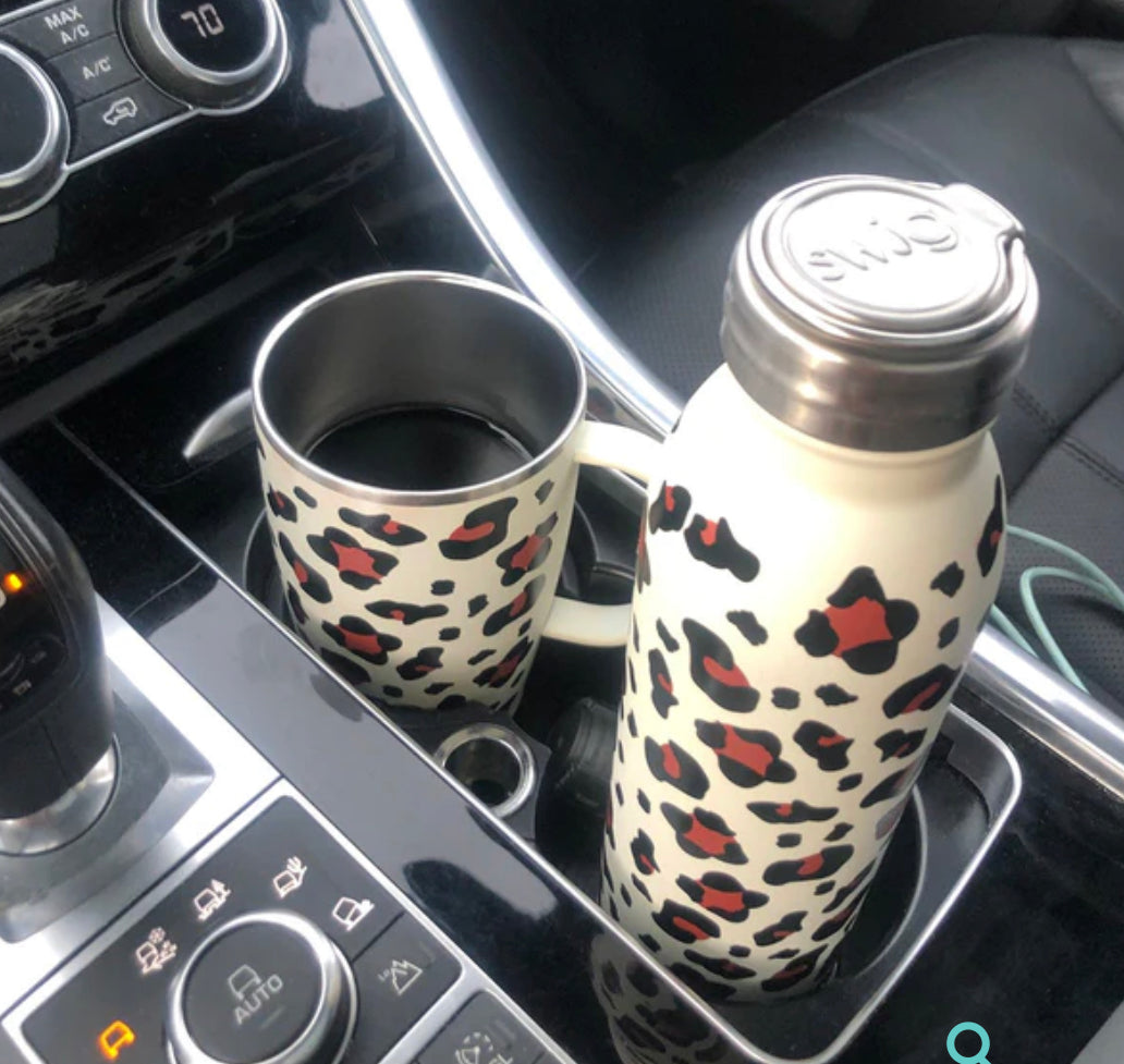 Luxy Leopard Travel Mug 18oz