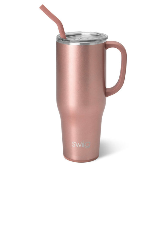 Shimmer Rose Gold Mega Mug 40oz