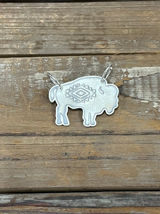 Buffalo Laser Engraved Pendant