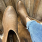 Very G Divine Tooled Tan Booties