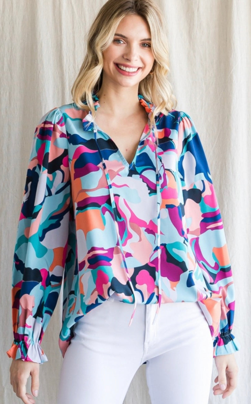 Wmns Fun Pop Color LS Top